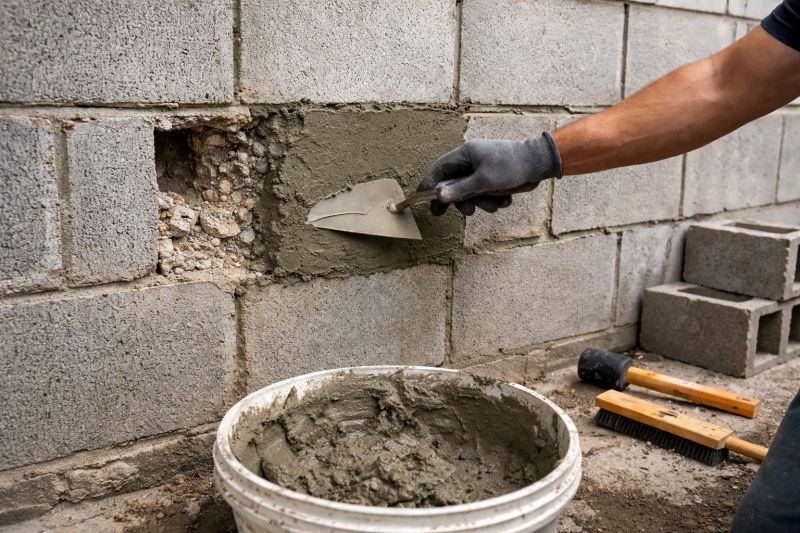 Block Wall Repair in Bellevue, NE
