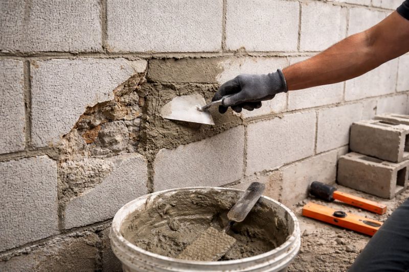 Block Wall Repair in Plattsmouth, NE