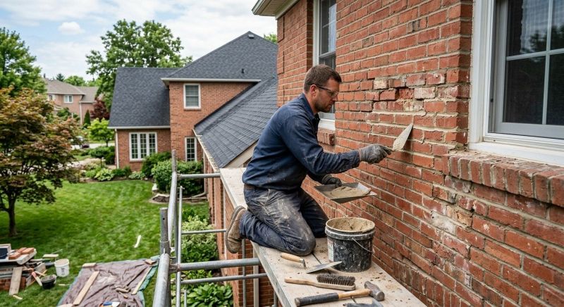Brick Flatwork Repair in Cass County, NE