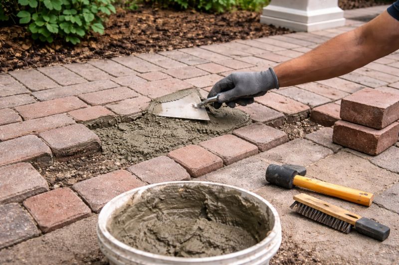 Brick Flatwork Repair in Underwood, IA