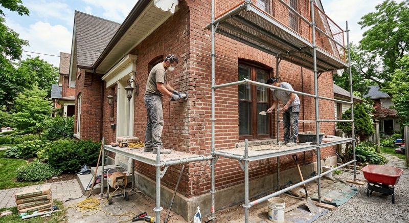 Brick Restoration in Bellevue, NE