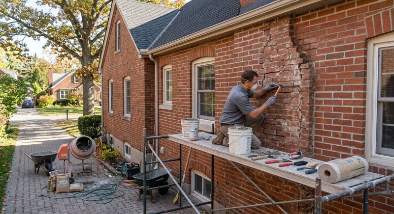 Brick Restoration in Bennington, NE