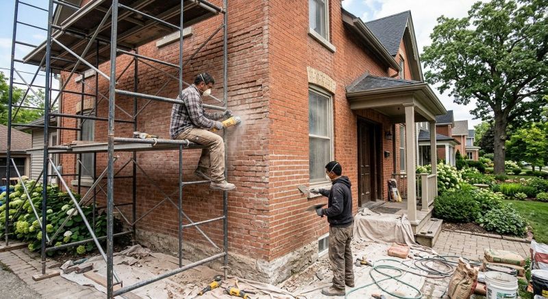 Brick Restoration in Glenwood, IA