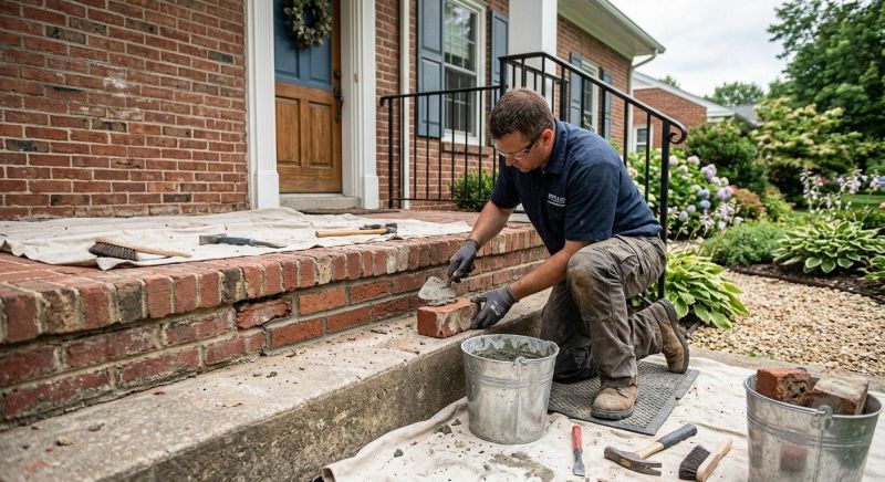 Brick Stairs Repair in Omaha, NE