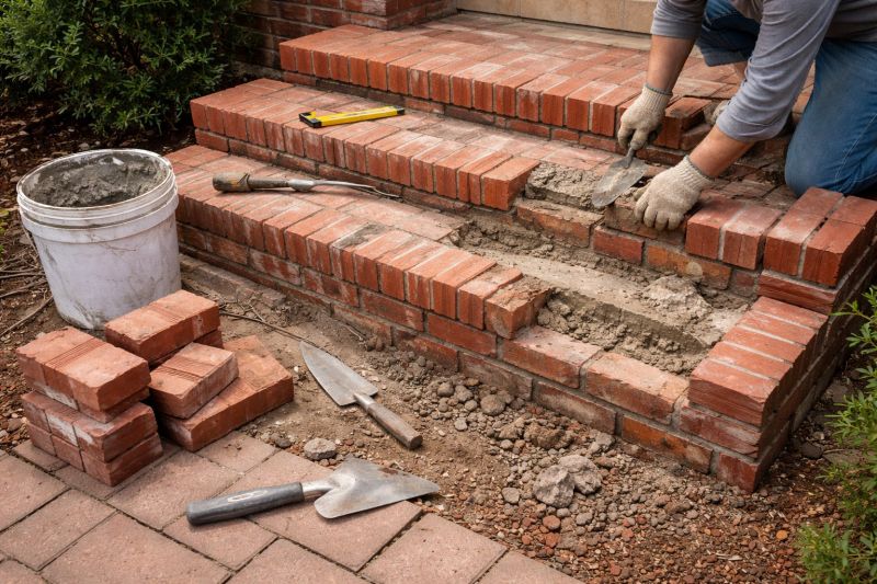 Porch Brick Repair in Omaha, NE