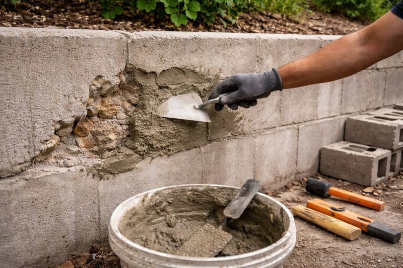 Retaining Wall Repair in Cass County, NE