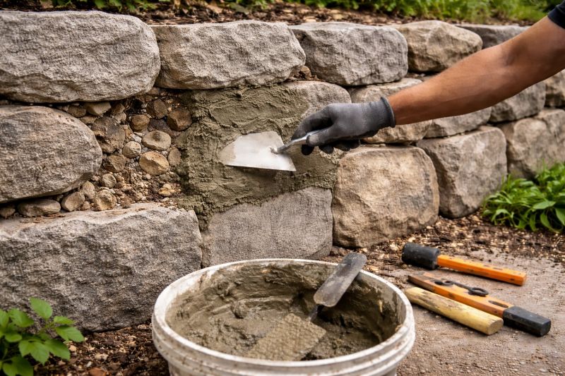 Retaining Wall Repair in Underwood, IA