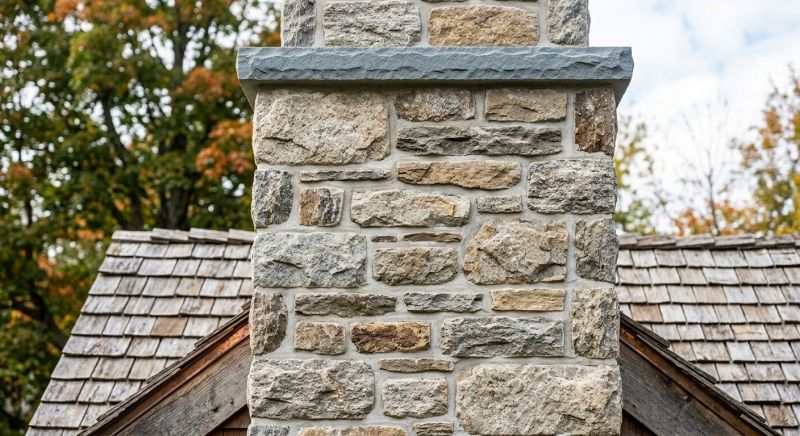 Stone Chimney Installation in Elkhorn, NE