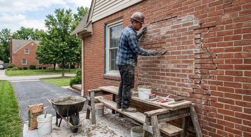 Stone Masonry Repair in Pottawattamie County, IA