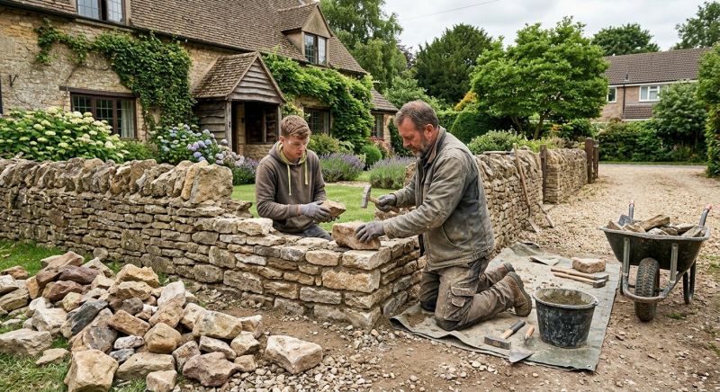 Stone Wall Repair in Plattsmouth, NE