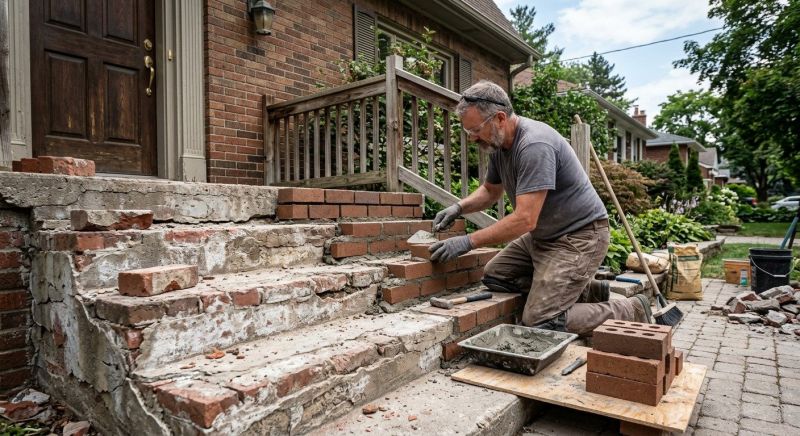 Stonework Repair in Omaha, NE