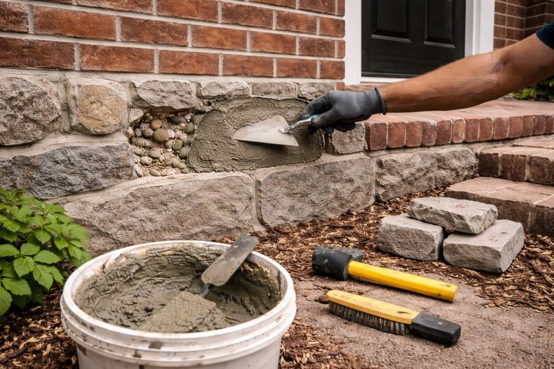 Stonework Repair in Pacific Junction, IA